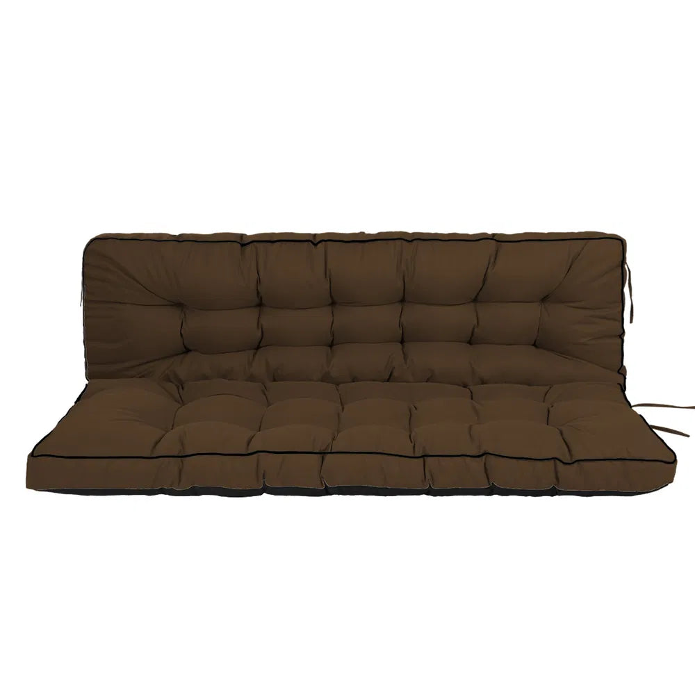 Outdoor Swing Cushions 55 Inch, Waterproof 4' Thick Porch Cushion
