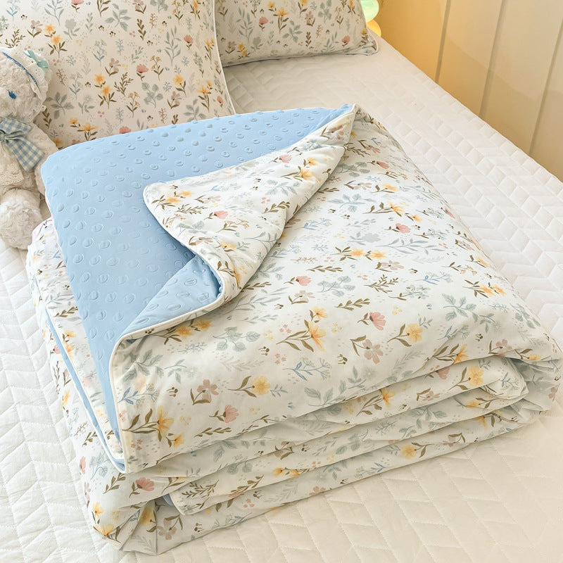 Summer Dormitory Single Cool Feeling Quilt - Multiple Sizes & Patterns