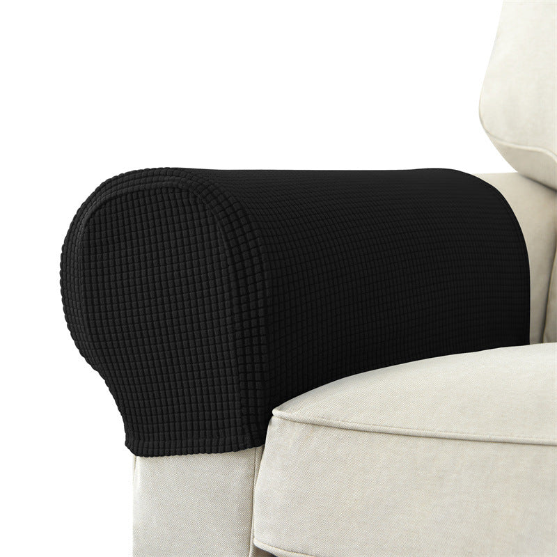 Solid Color Sofa Armrest Cover Set - Protective & Versatile Home Decor