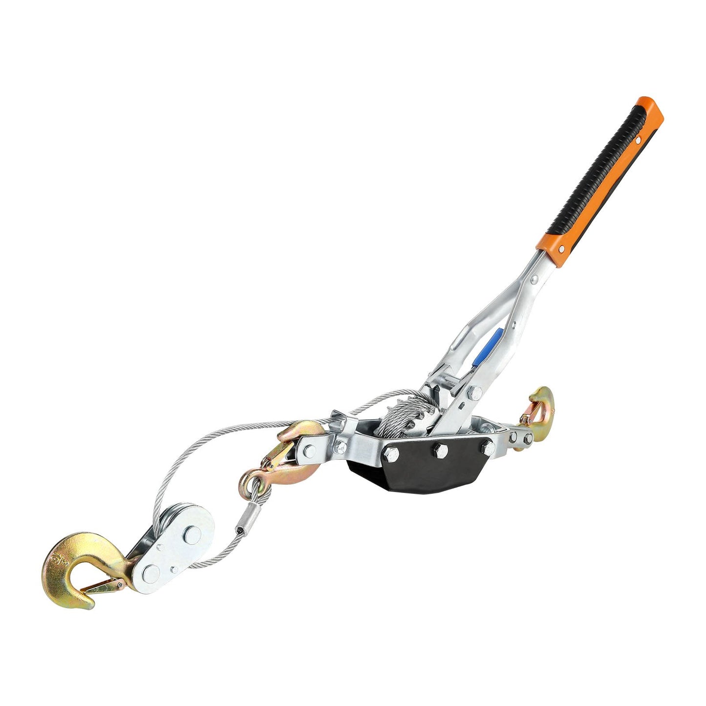 Heavy Duty 5 Ton Winch with Steel Cable and Dual Gear Ratchet for Vehicle Rescue