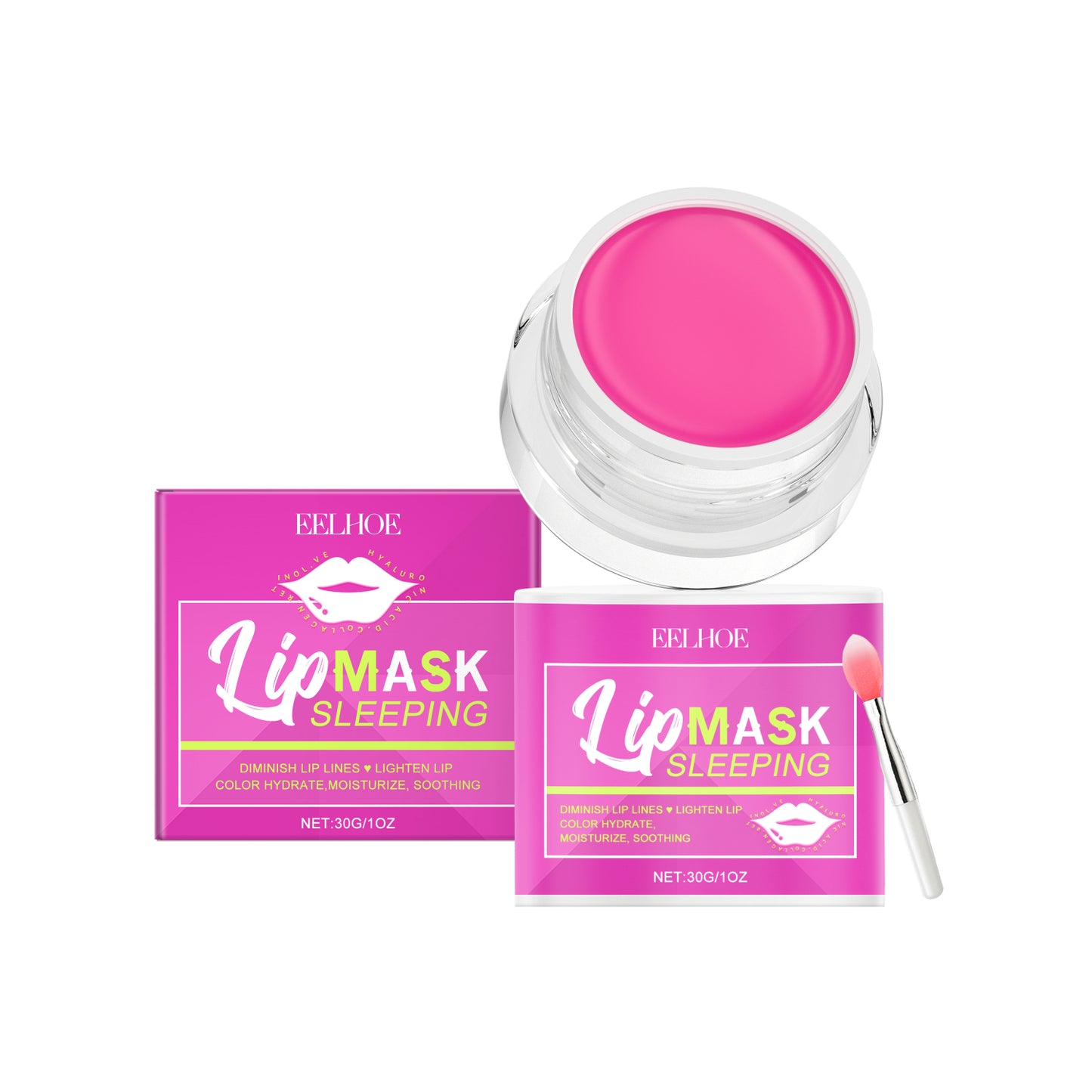 Moisturizing Lip Mask with Shea Butter & Hyaluronic Acid - 30g