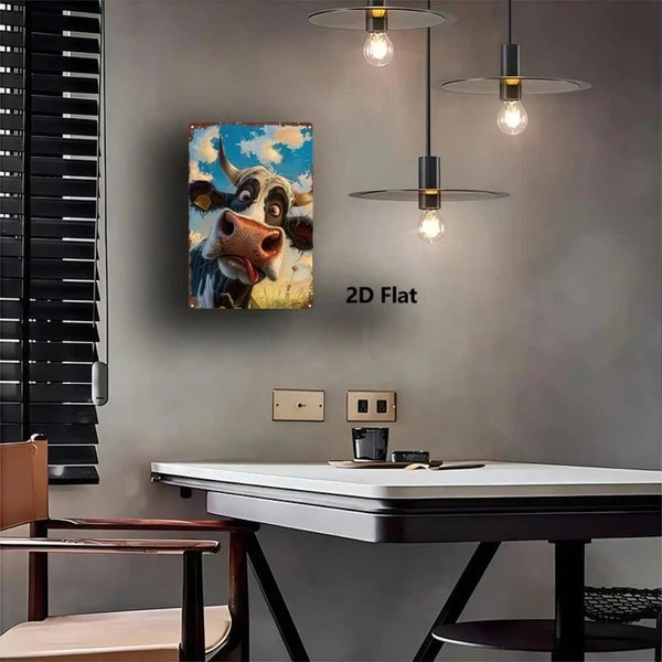 Metal Tin Sign Wall Decoration - 20cm x 20cm