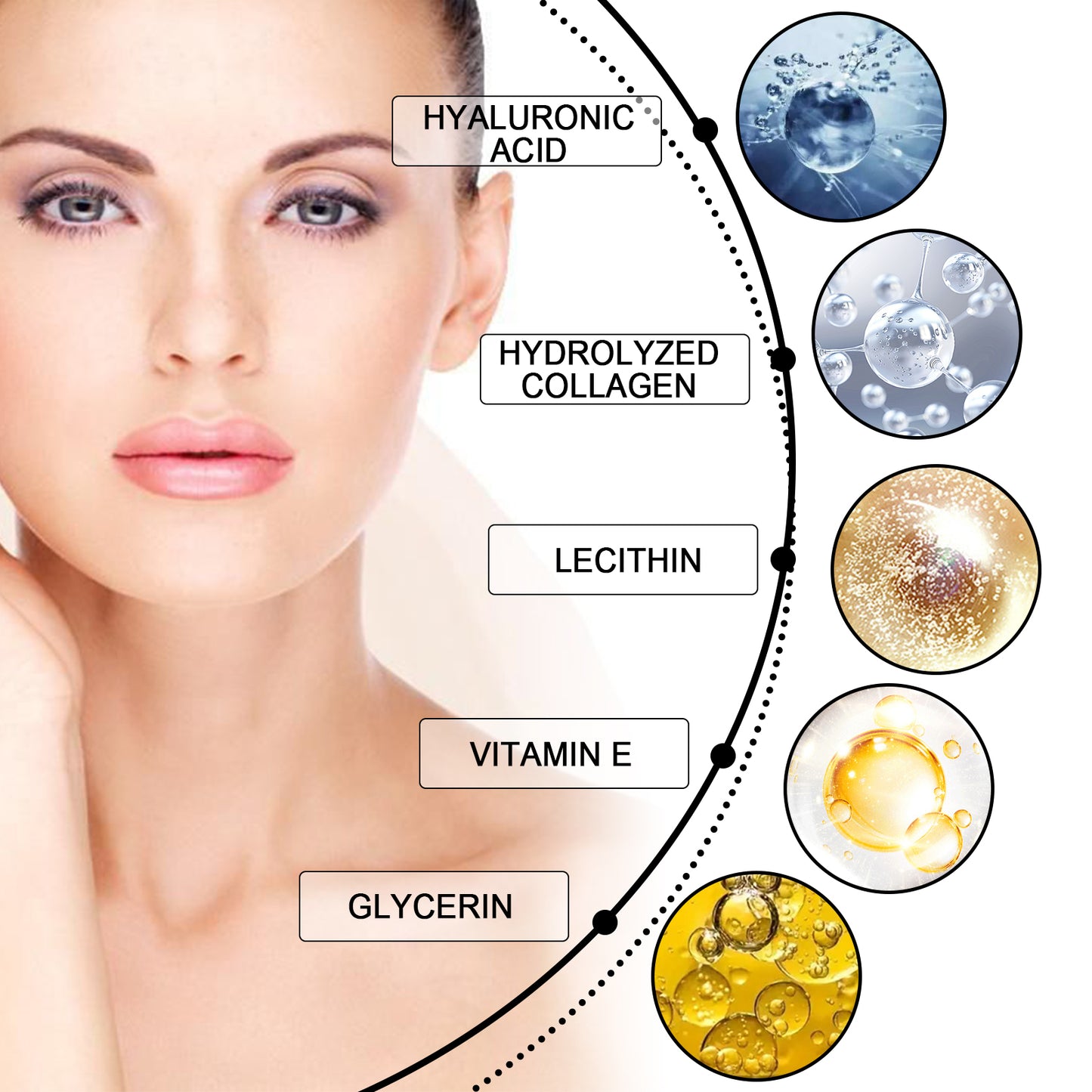 Firming Eye Cream with Hyaluronic Acid - Anti-Aging & Wrinkle Reduction
