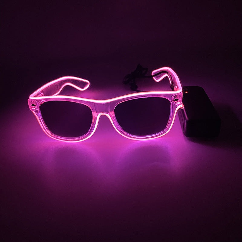 LED Goggles Nightclub Dance Party Props - Colorful Light-up Costume Accessories