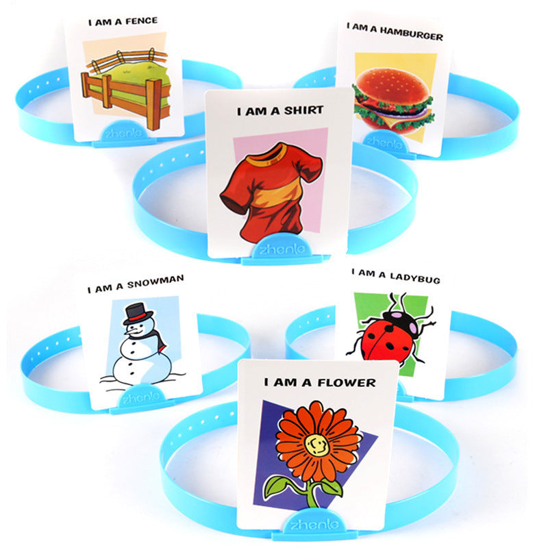 Guessing Card Game for Kids & Adults - Interactive What Am I? Board Game