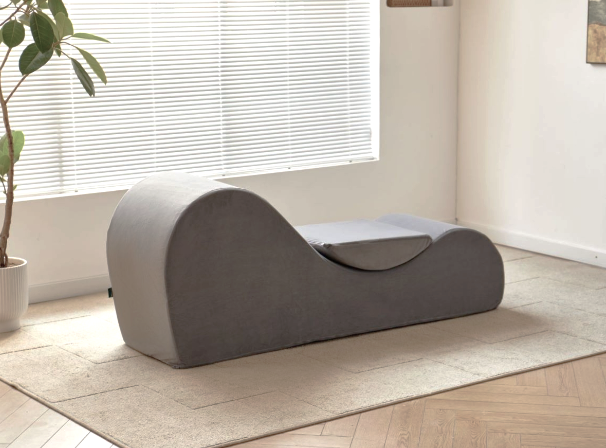 Solace Chaise Lounge Chair Relaxation, Ergonomic Design With Soft Yet