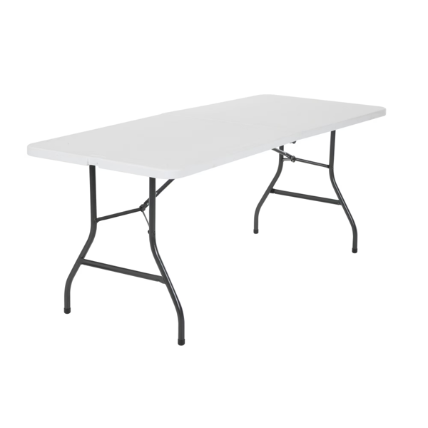 6 Foot Folding Table - Weather Resistant & Portable Design