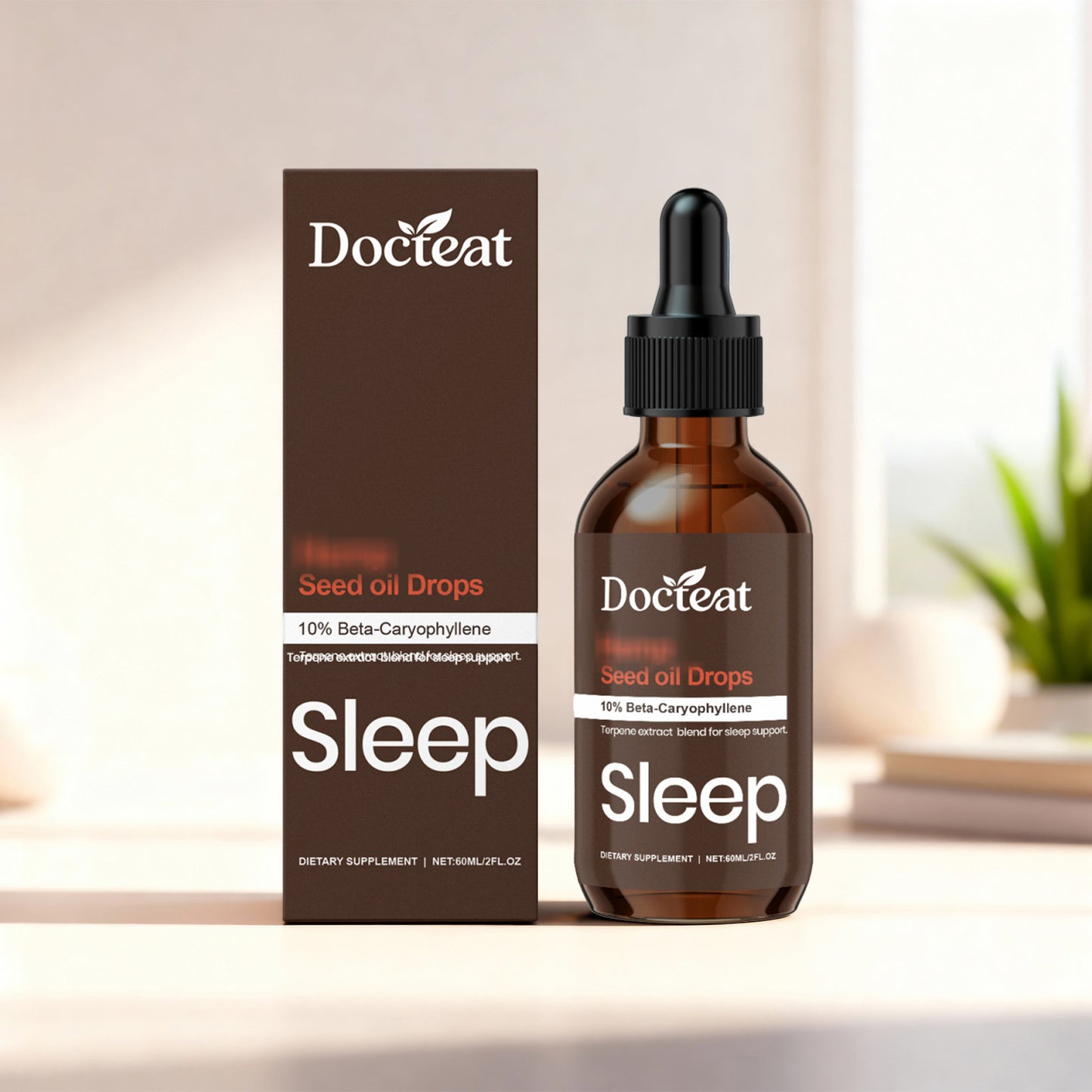 Sleep Support Drops - Hemp Seed Oil & Terpene Blend for Relaxation 60ml