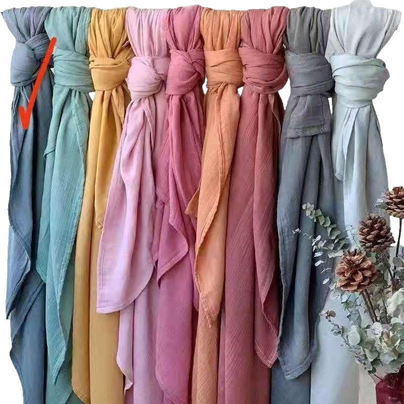 Infant Double-Layer Gauze Blanket - Soft Breathable Baby Bedding 120x120cm