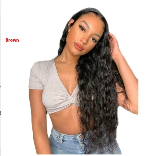 Women's Curly Synthetic Wig with Multiple Color Options - African Fashion Style