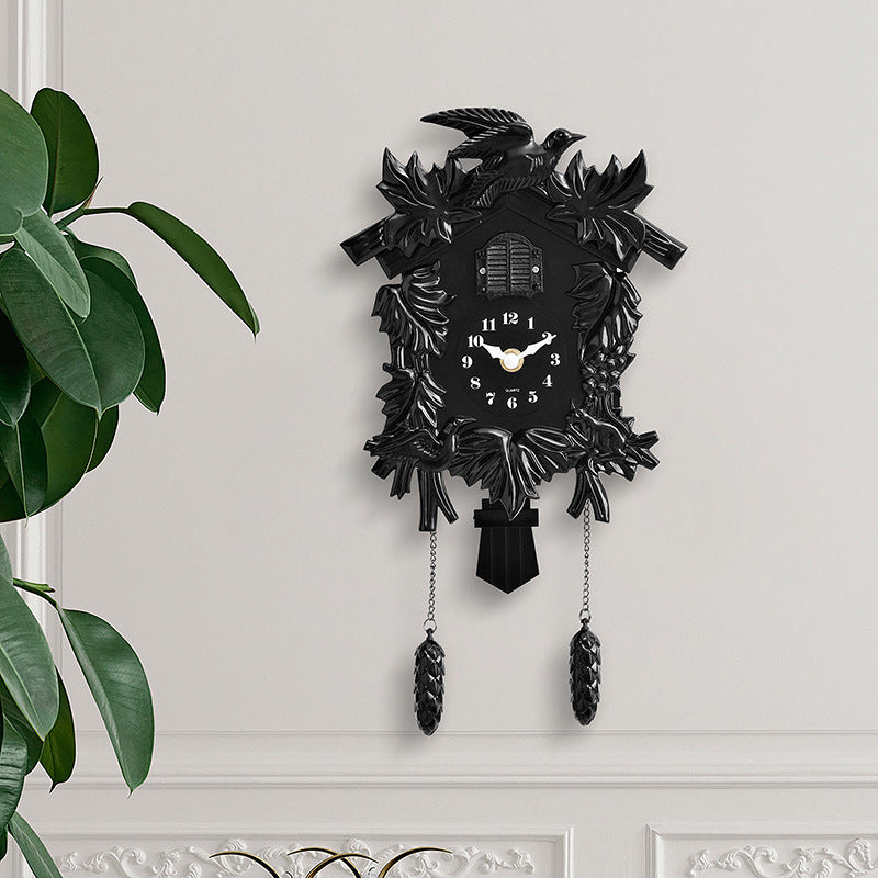 High-End Wall Clock with Chiming Function - Multiple Styles Available