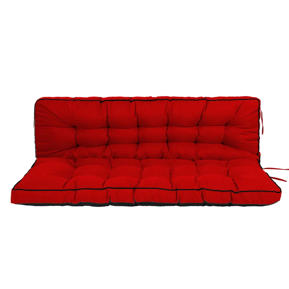 Outdoor Swing Cushions 55 Inch, Waterproof 4" Thick Porch Cushion