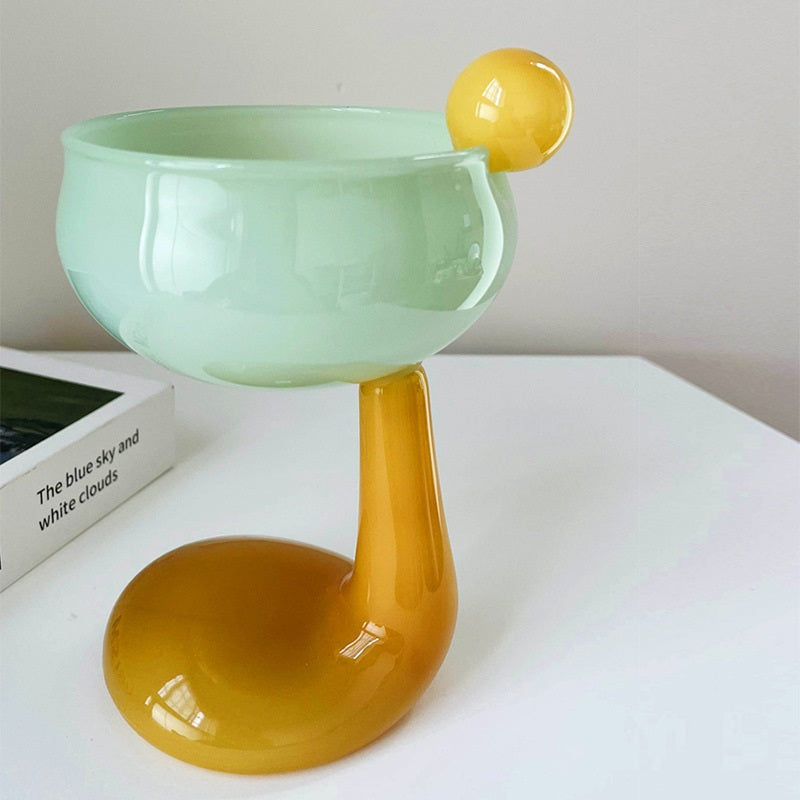 Creative Cartoon Dessert Ice Cream Goblet - Heat-Resistant Glass Drinkware