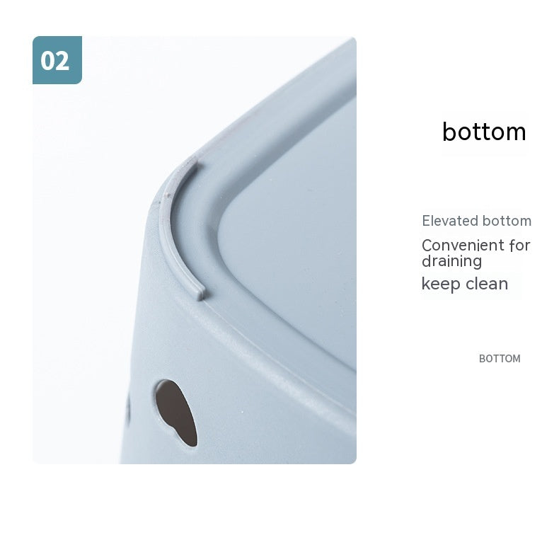 Modern Bathroom Storage Basket for Home Organization - Multi Color