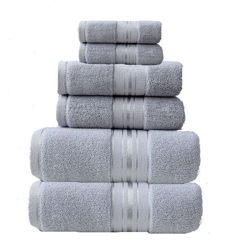 Cotton Satin Solid Color Bath Towel - Soft, Absorbent & Elegant