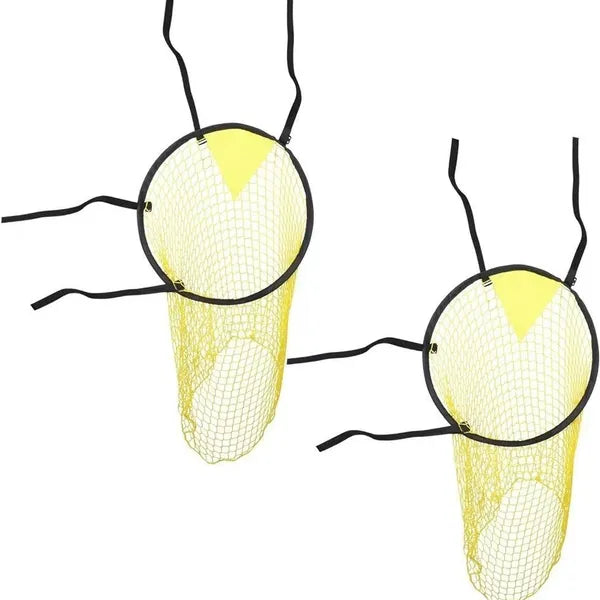 Soccer Training Target Nets 2-Pack - Foldable Goal Practice Aids for Shooting Accuracy