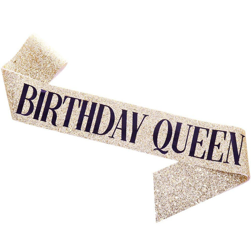 Party Crown Belt Set for Birthday Celebration - Multiple Styles