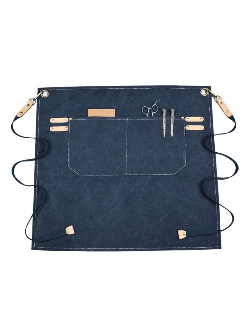 Canvas Half Apron for Baking and Cafe Work