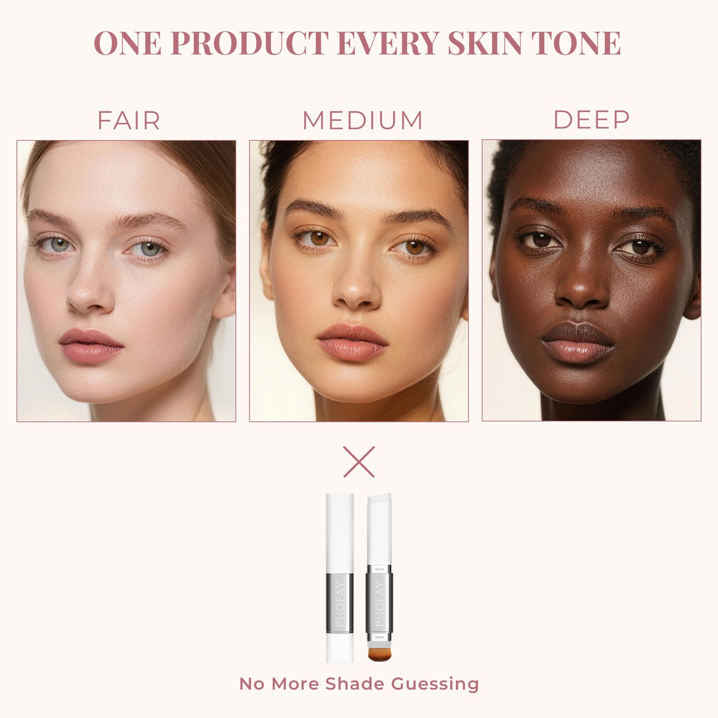 Color-Changing Foundation Stick - Adjustable Makeup Base