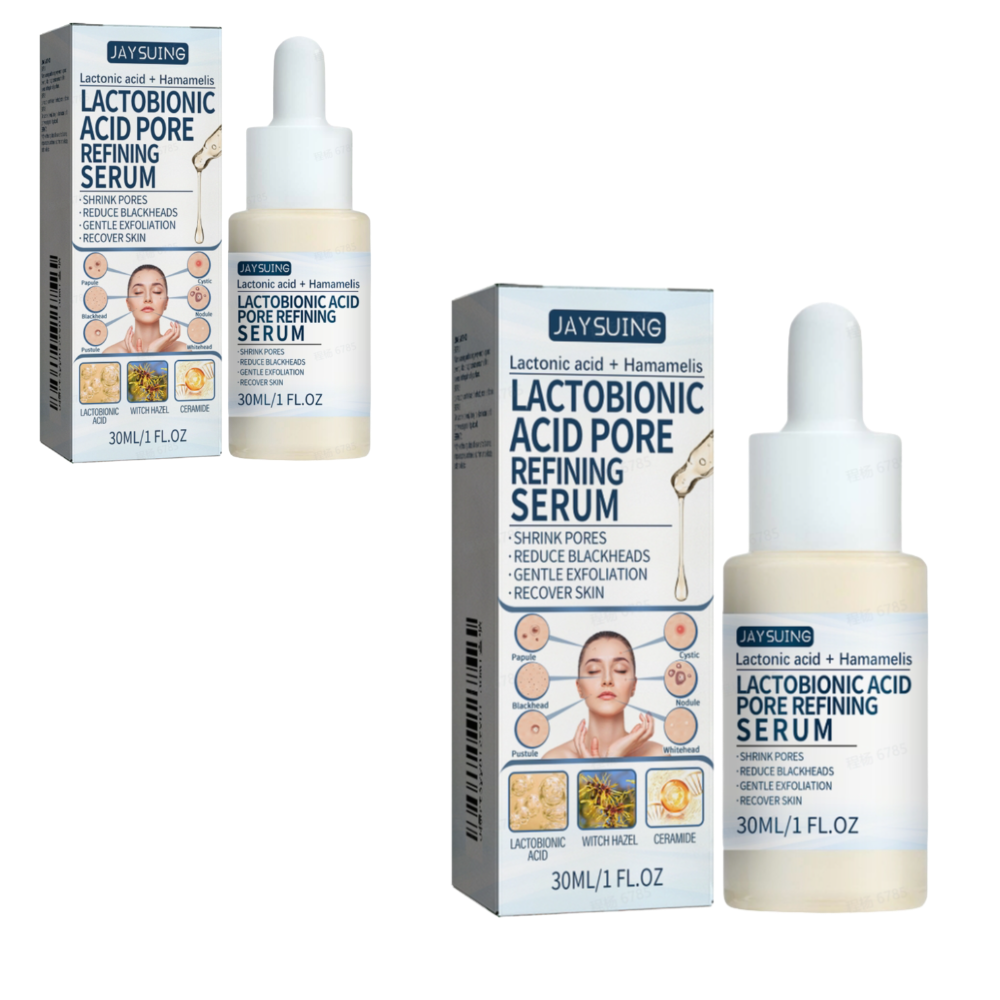 Lactobionic Acid Exfoliating Face Serum for Pore Refining & Blackheads