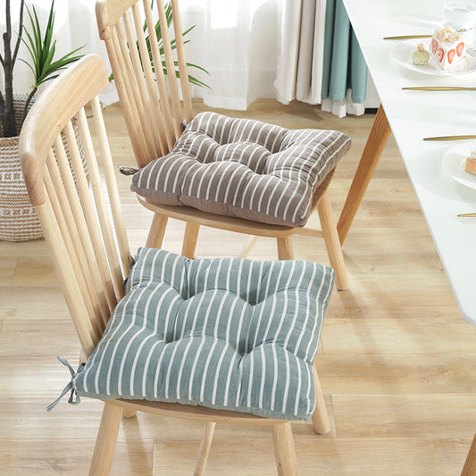 Four Hole Lattice Stripe Cushion Cover - 40x40cm Home Textiles