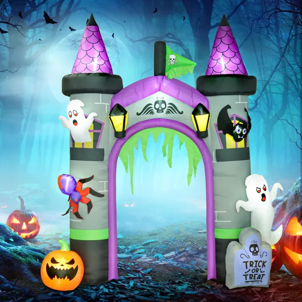 Inflatable Halloween Archway Decoration with LED Lights