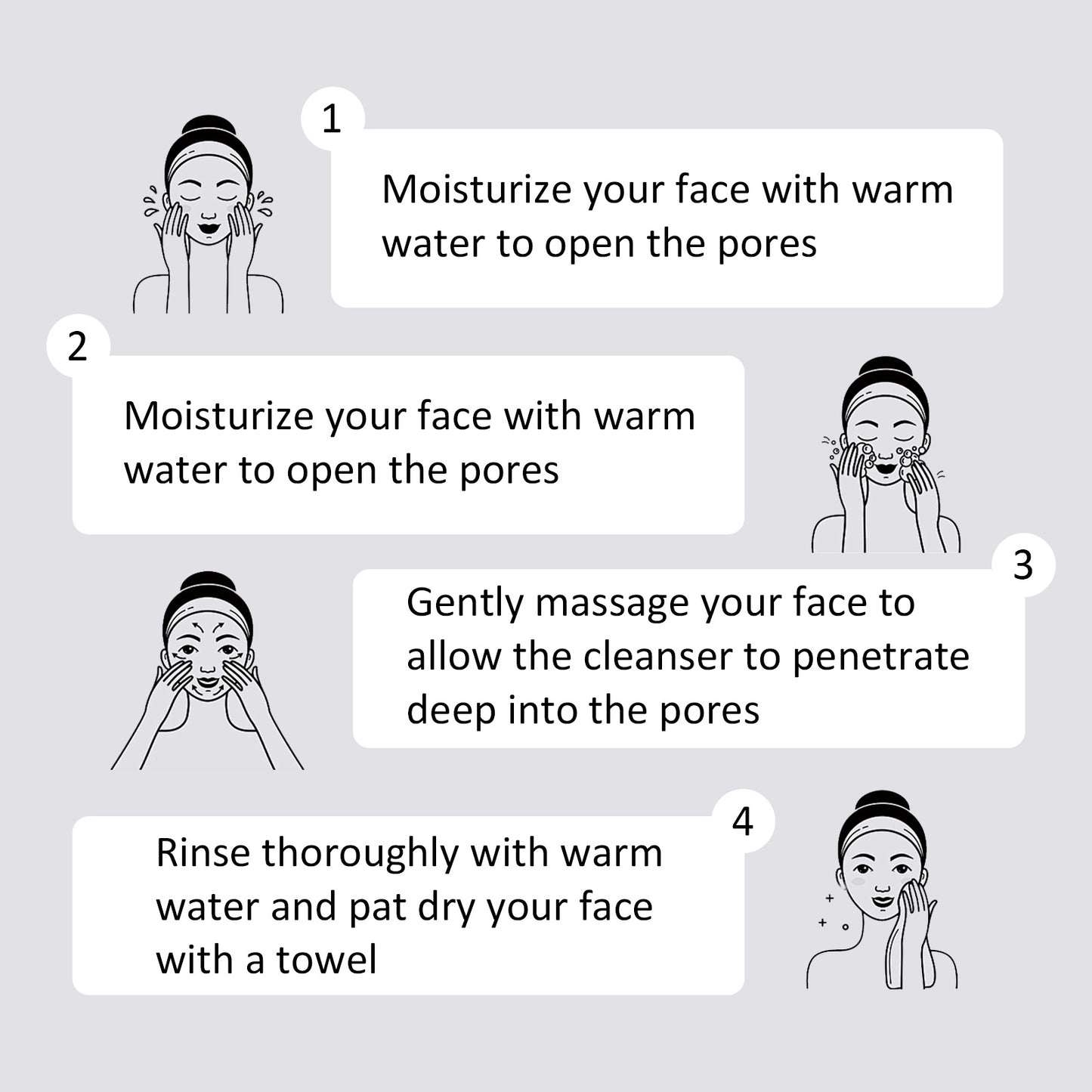 Double-Tube Amino Acid Facial Cleanser - Dual Action Pore & Gentle Cleansing