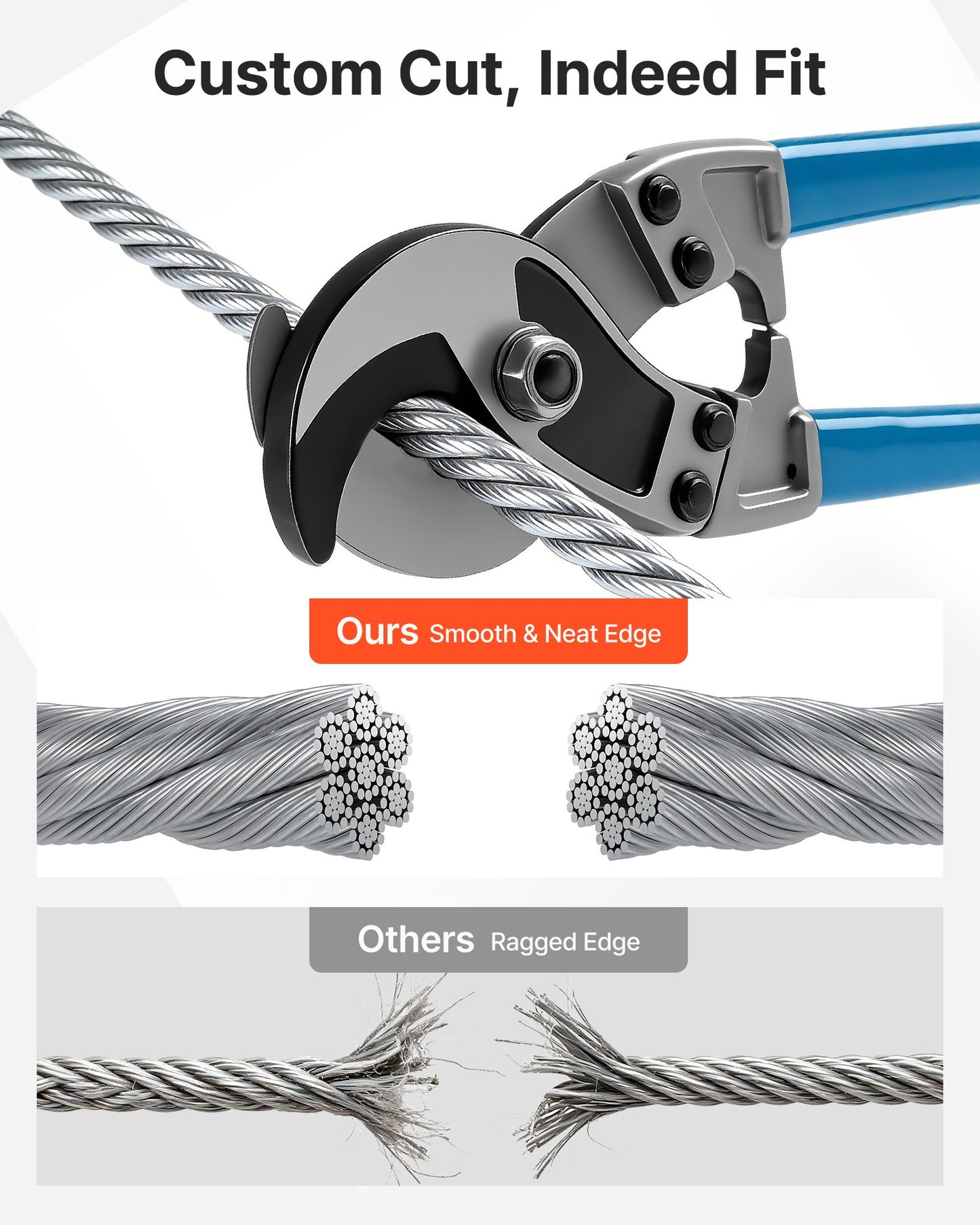 1/4 Inch Galvanized Wire Rope 250 Ft with Gloves - Heavy Duty Garden Cable