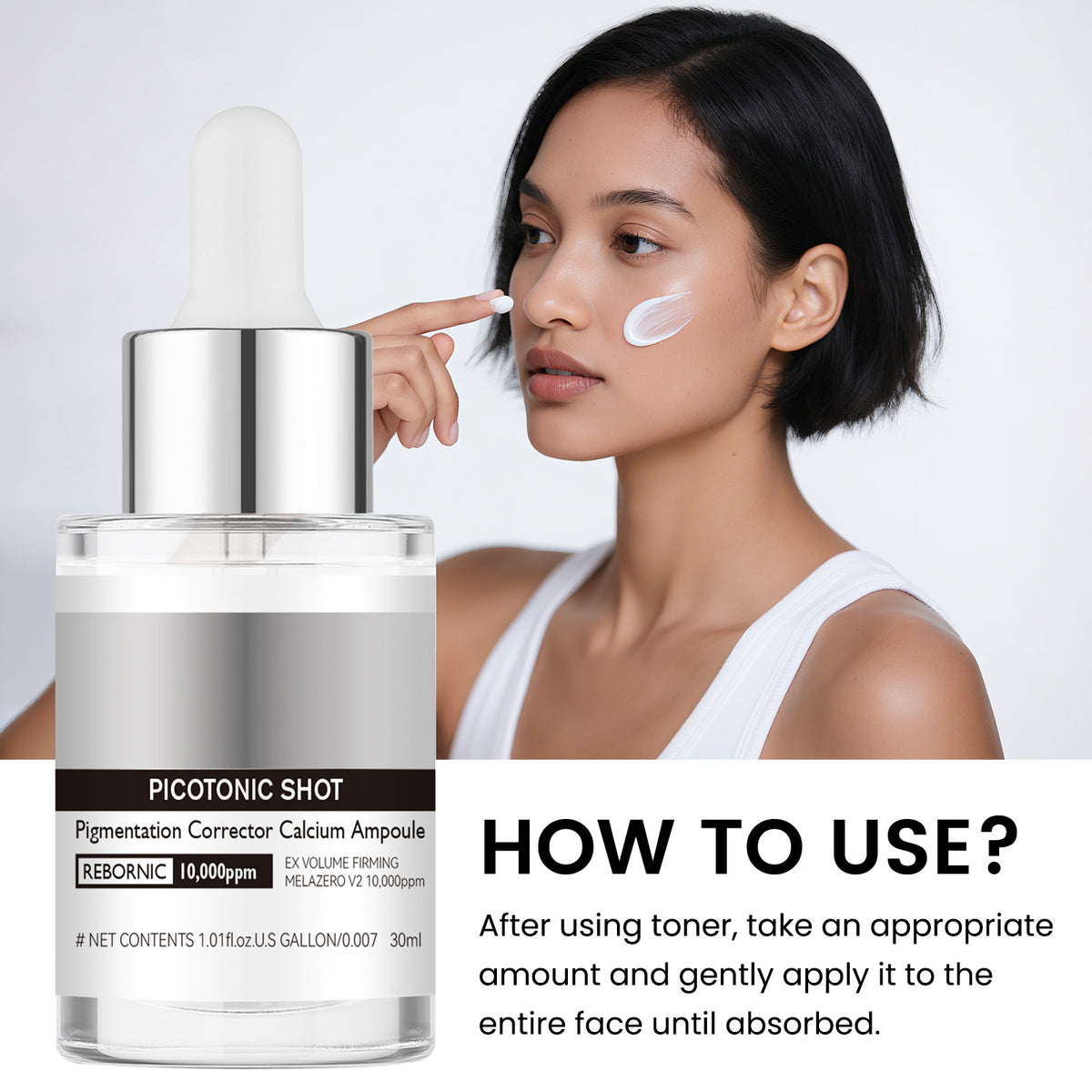 Facial Brightening Essence - Hydrating Skin Care Solution, 30ml