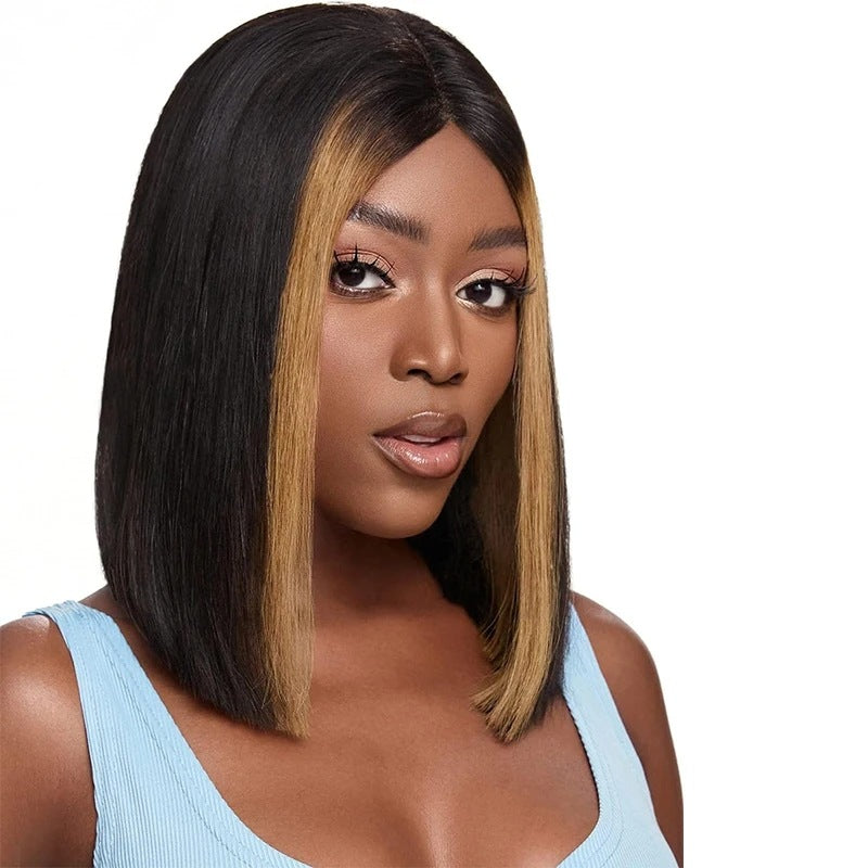 Women's Personalized Lace Straight Wig - Human Hair, Multiple Lengths