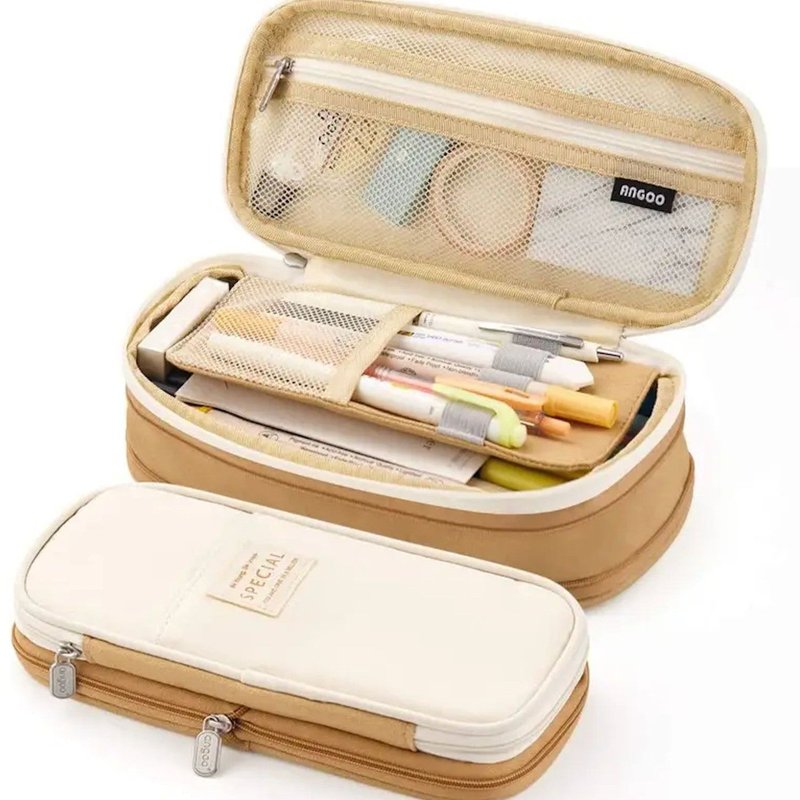 Large Capacity Pencil Case Organizer Stationery Storage Bag for Students