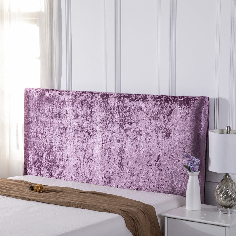 Dustproof Velvet Bed Head Cover - All Sizes & Colors Available