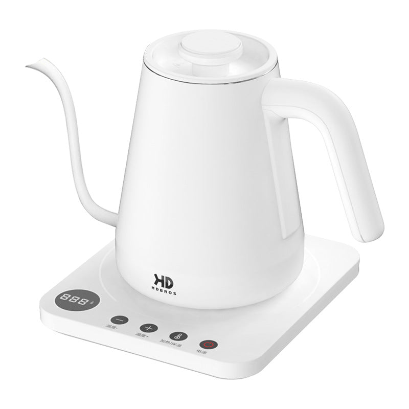 Long Narrow Mouth Electric Tea Kettle 1500W Stainless Steel Touch Control