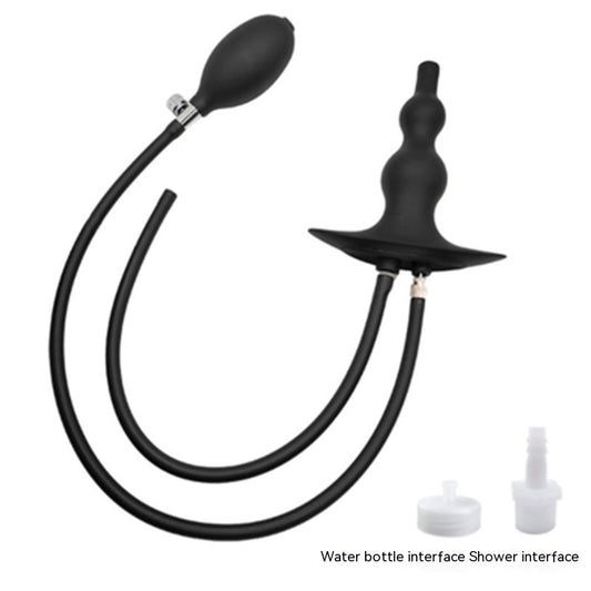 Silicone Inflatable Anal Butt Plug for Men and Women - Adult Wellness Sex Toy