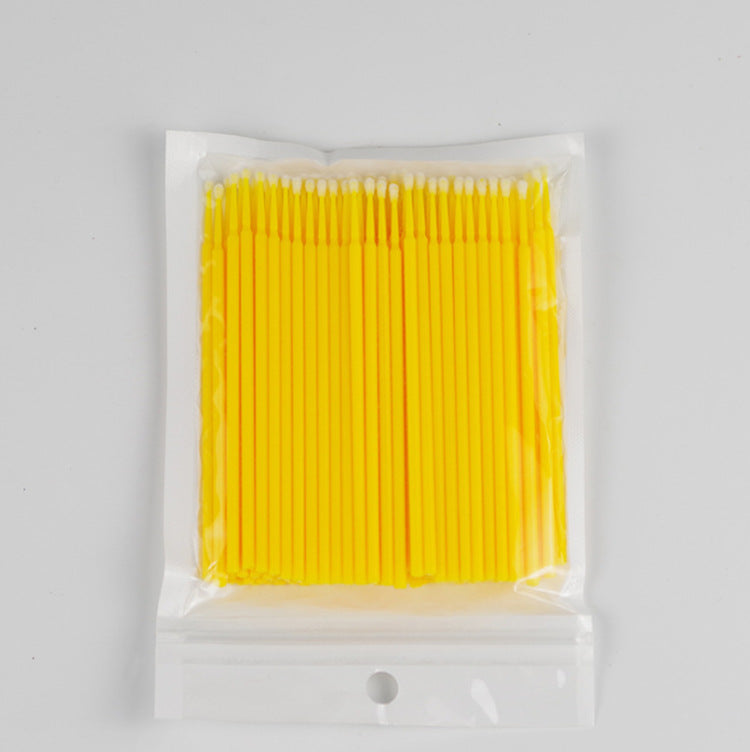 Disposable Micro Applicator Brushes for Eyelash Extensions & Makeup - Multicolor 200-500 pcs
