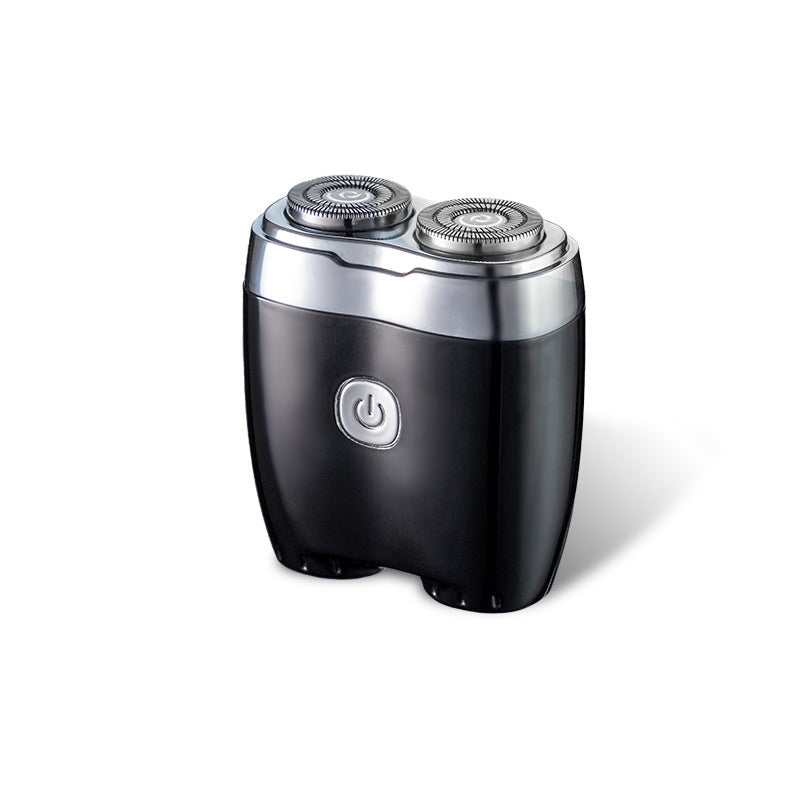 Portable Electric Shaver with Floating Double Head