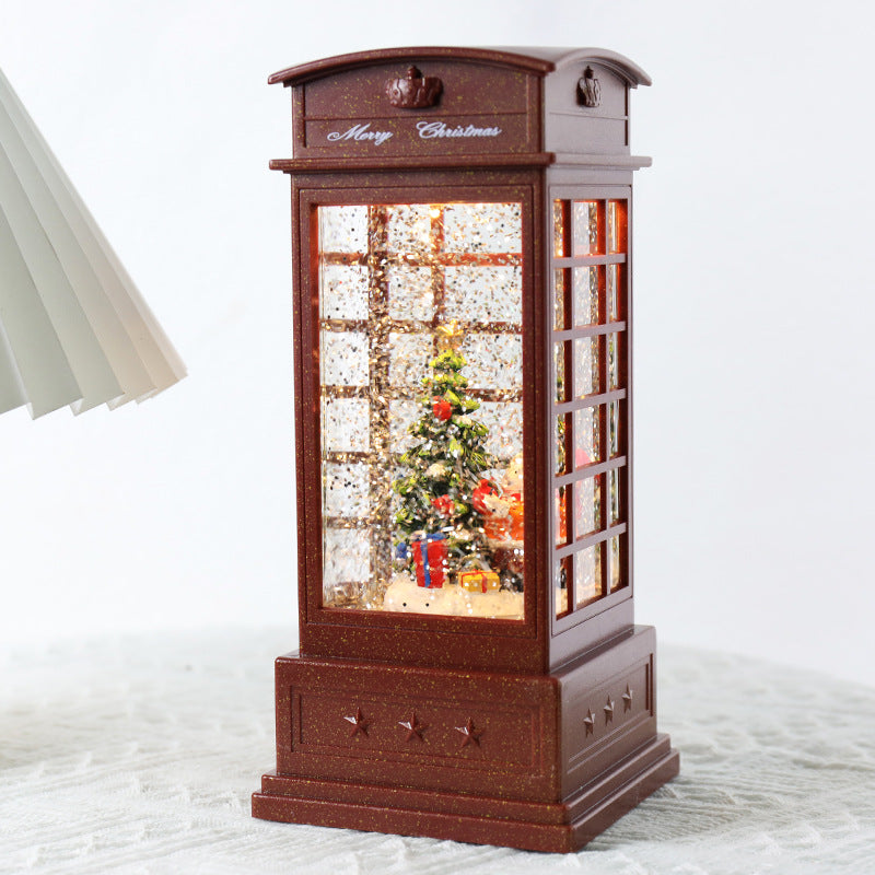 Christmas Holiday Decoration Ornaments - Music Box Style, Festive Holiday Decor