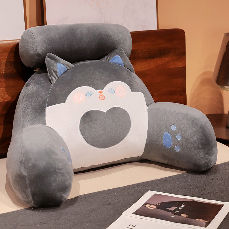 Cartoon Bedside Cushion Set - Soft Pillow for Sofa & Bed, Multiple Styles