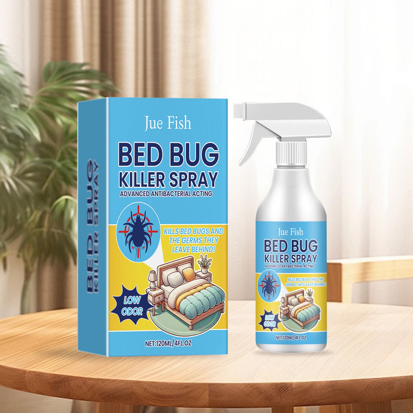 Bedbug Spray - 120ml Pest Control Insect Repellent for Home