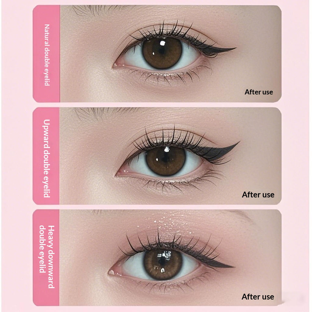 Waterproof Dual-Head Eyeliner Pen - All-in-One Liquid & Pencil Makeup