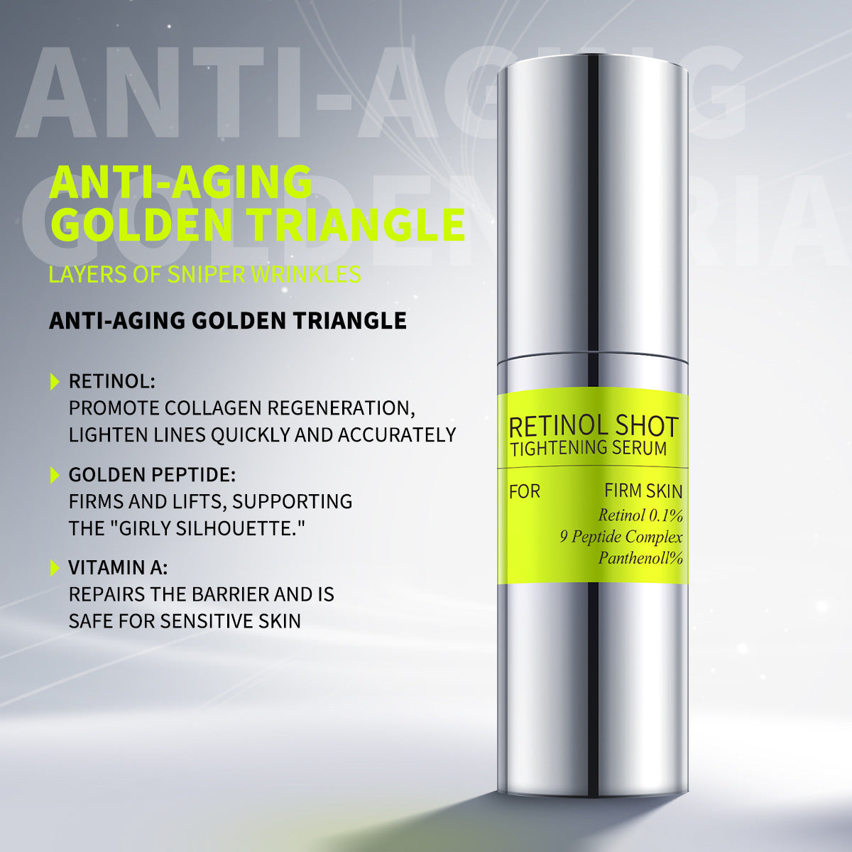 Retinol Eye Cream - 15g Facial Care with Outer Packaging