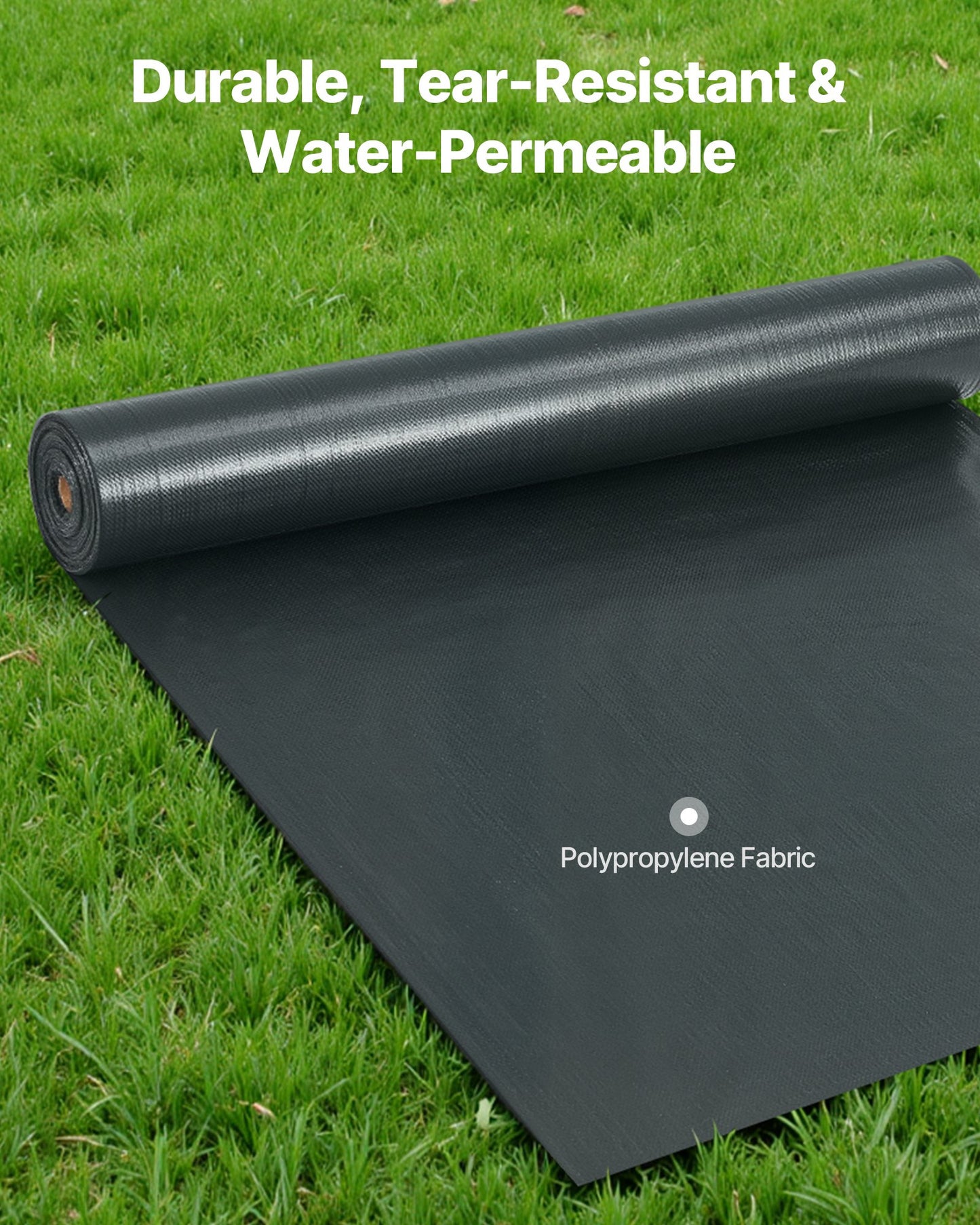 Durable Silt Fence Fabric Roll 3x500 Ft Erosion & Sediment Control