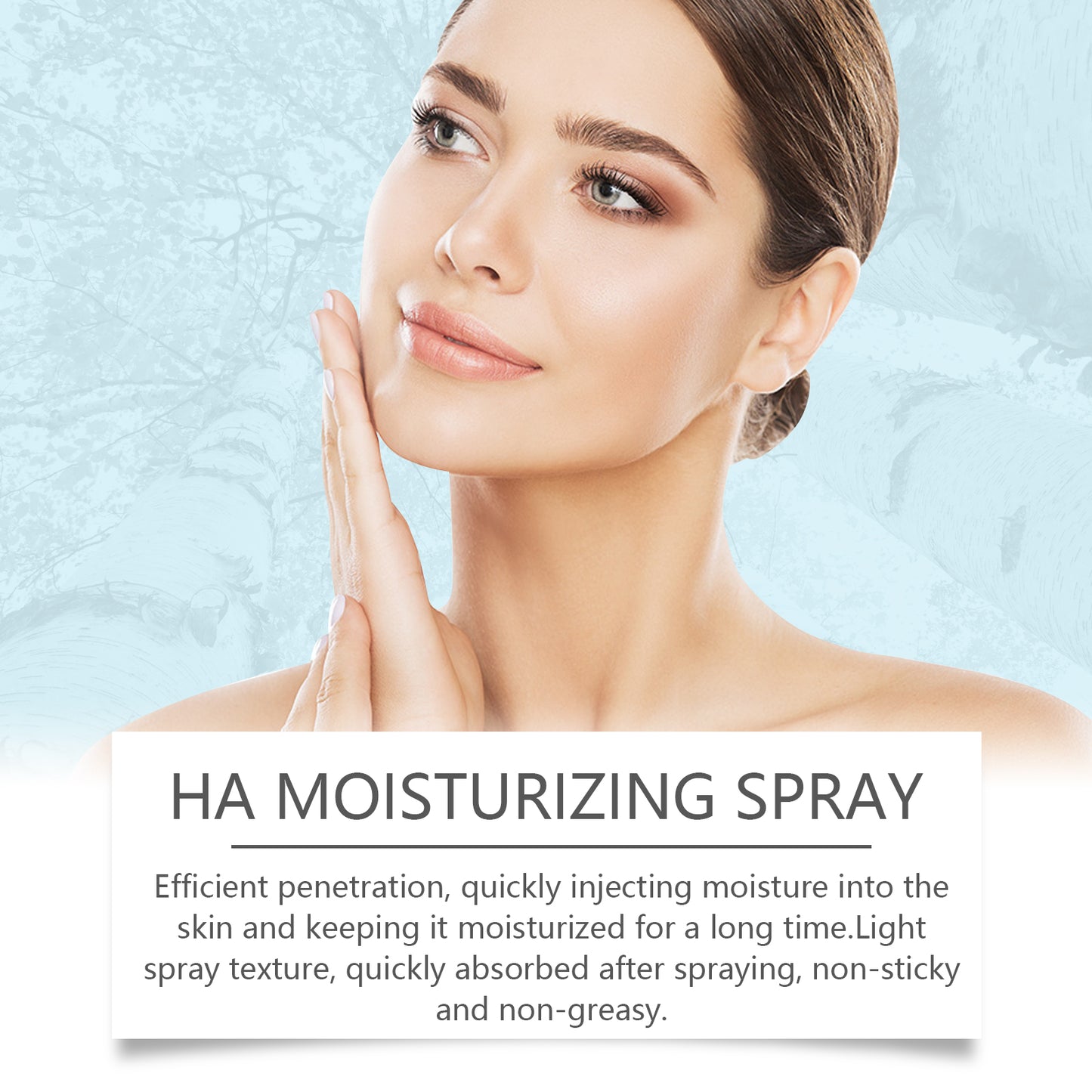 Hyaluronic Acid Hydrating Facial Spray - 100ml Moisturizing Skin Toner