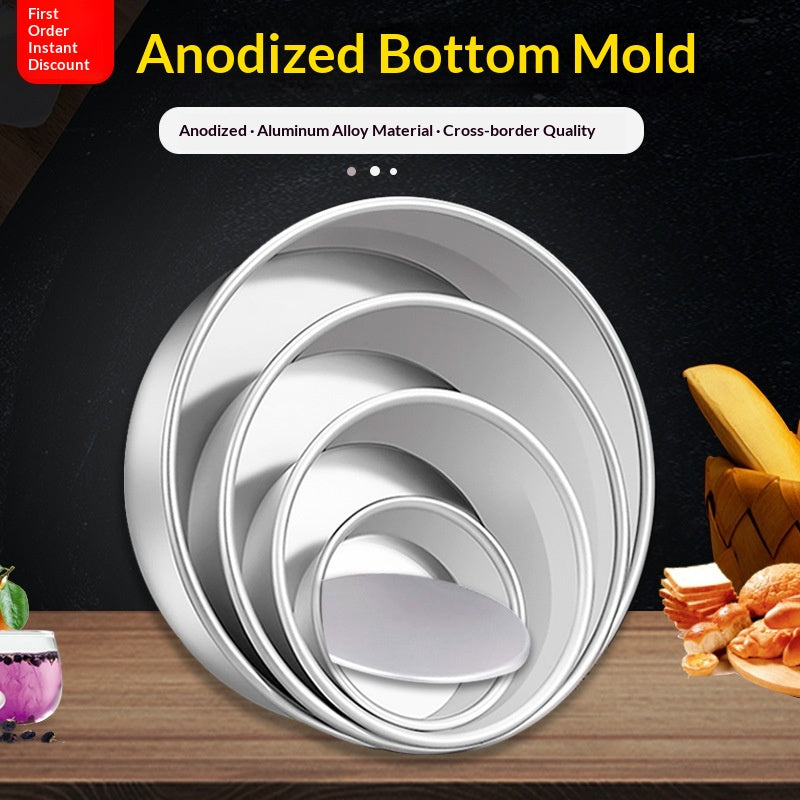 Round Cake Pan Set 4-11 Inch Non-Stick Bakeware for Baking & Desserts
