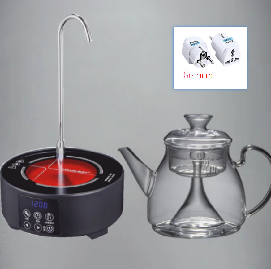 Large Capacity Glass Steam Teapot for Home Brewing - 1.5L