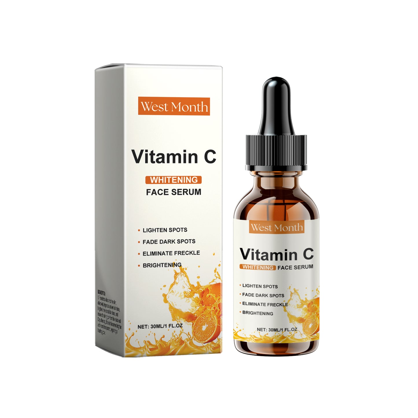 Vitamin C Face Serum - Brightening & Hydrating Skin Essence 30ml