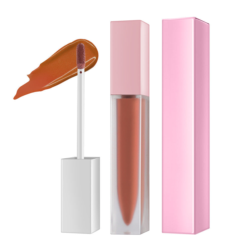 Matte & Glossy Lipstick Set with Frosted Square Tube - Multiple Colors