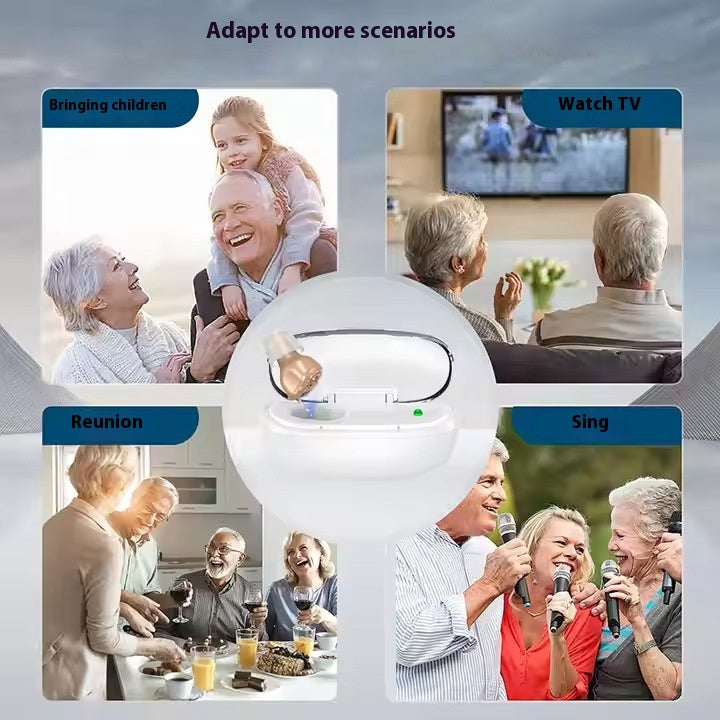Invisible Hearing Aid High-end Intelligent Noise Reduction Within The