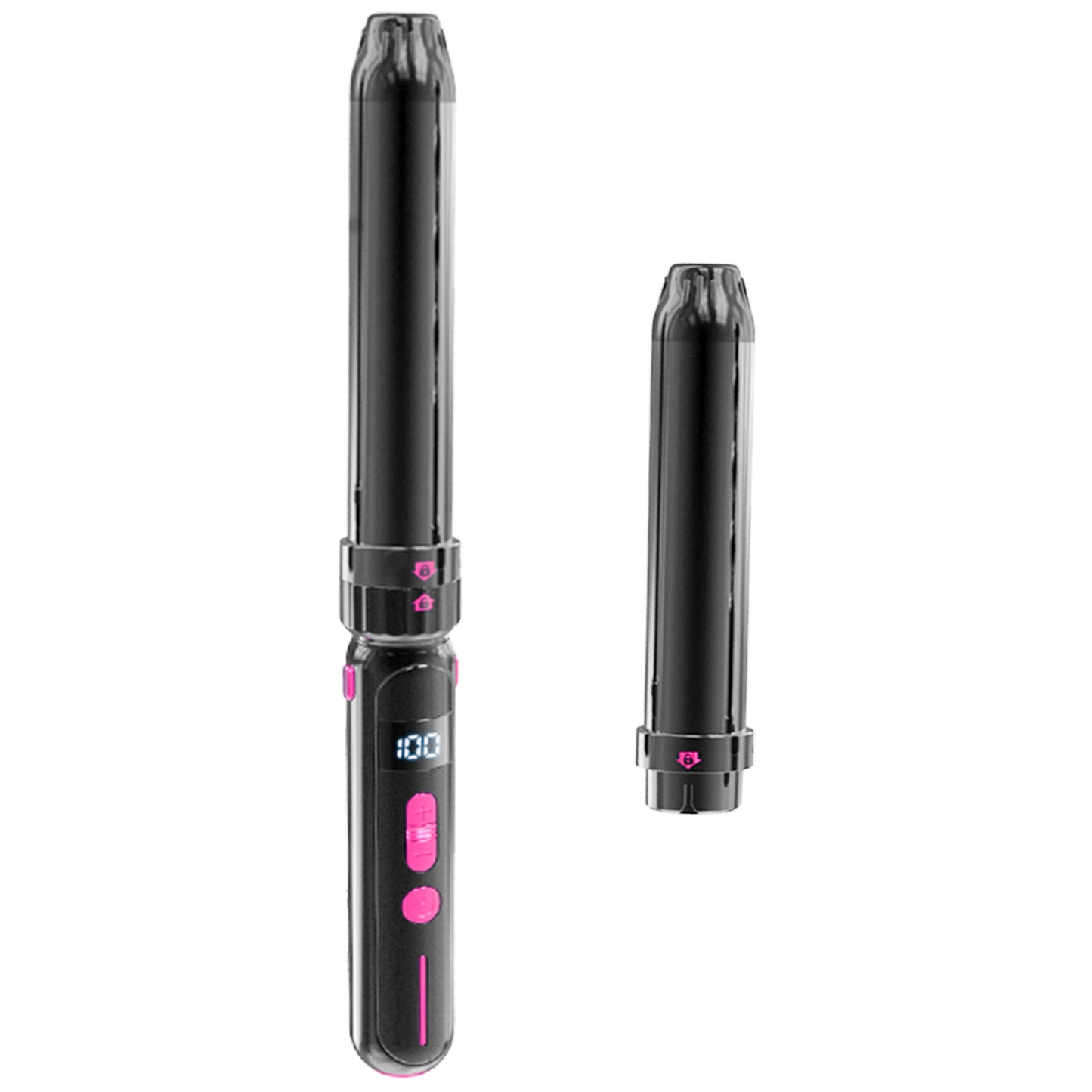 Ceramic 2-in-1 Curling and Straightening Iron with PTC Fast Heating