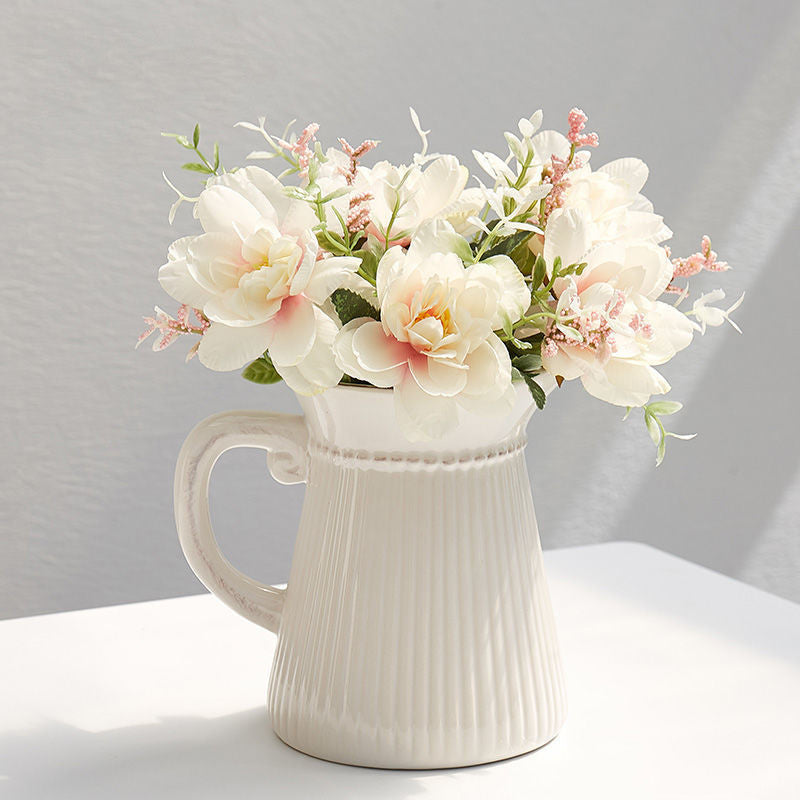 Ceramic Modern Vase for Living Room Floral Decor - Multi Styles
